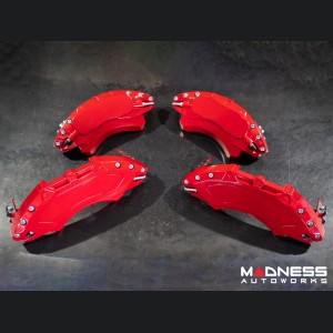 Tesla Model X Brake Caliper Cover Kit - Set of 4 - Red